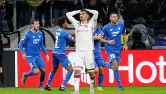 Next Story Image: Lyon held to draw by 10-man Hoffenheim in Champions League